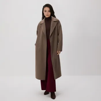 Dámské kalhoty Reserved - Kalhoty se širokými nohavicemi - hnědá - 4088T-83X - 4088T-83X-XXL