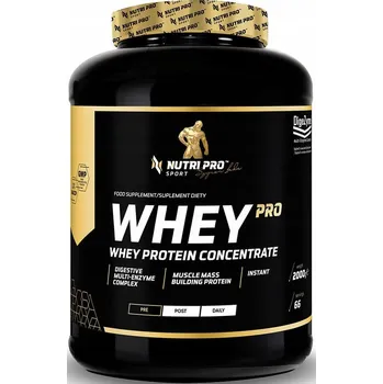 Protein Nutri Pro Sport Protein prášek 2000 g vanilková příchuť
