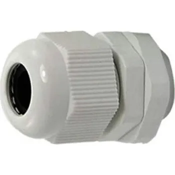 kabelová chránička Kabelová průchodka PG-16 pro kabel 10-14mm bílá