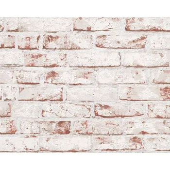 Tapeta Vliesová tapeta AS Creation 9078-13 bílo-hnědá 0,53x10,05 m