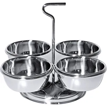 Příbor Contacto Etažér na omáčky/dipy, nerez 4ks