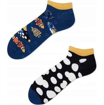 Dámské oblečení Kotníkové Ponožky s rybami - Tropical Fish Low - Many Mornings 43-46