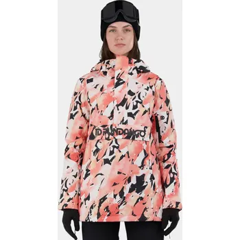 FUNDANGO Dámská lyžařská bunda Birch Eco Logo L BÍLÁ|RŮŽOVÁ|ČERNÁ