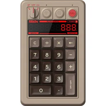 Klávesnice Bezdrátová numerická klávesnice Retro Numpad s kalkulačkou 8BitDo C64