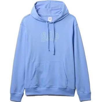 Oblečení a móda Pánská mikina GAP FASHION S Světle modrá, Bílá