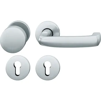 Dveřní kování Kování FSB 79 1159 panikové Nerez kartáčovaná, klika / koule, Levé provedení, Nedělený čtyřhran