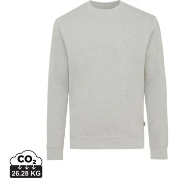 Pánská mikina Nebarvená mikina Iqoniq Denali z recykl. bavlny - Heather Grey / 5XL
