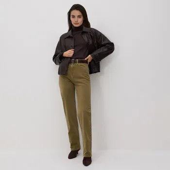 Dámské džíny Reserved - Džíny straight fit - zelená - 556GE-81J - 556GE-81J-38