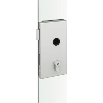 Štítek pro skleněné dveře FSB 13 4220 Eloxovaný hliník, Levé provedení