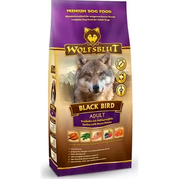 Krmivo pro psa Wolfsblut Black Bird Adult 500g - krůta s batáty