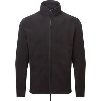 pracovní mikina Premier Mikina Artisan PR 823 na zip, fleecová, pánská COT39082380805-black/black 2XL Černá/černá