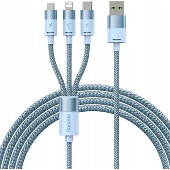 Datový kabel Sada kabelů USB - USB typ C / microUSB / Lightning Baseus