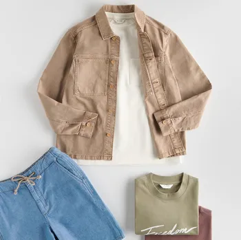 Reserved - Tričko comfort s kapsičkou - krémová - 233FP-01X - 233FP-01X-XL