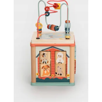 Dřevěná hračka Dřevěná Vzdělávací Kostka Montessori Sorter Hračka pro Děti Mokida