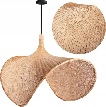 Lampa APP1640 přírodní pletená bambusová boho 100 cm