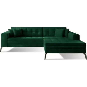 Sedací souprava Rohová sedací souprava Solange pravostranná se stylovým prošíváním a funkcí spaní - ELTAP monolith 37 295x93 cm