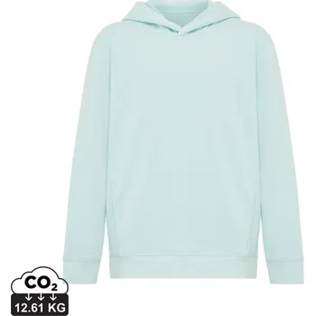 Pánská mikina Dětská mikina s bočními kapsami IQONIQ Yengo z rec. bavlny - Crushed Mint / 1314