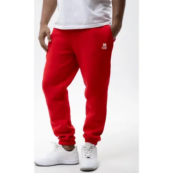 Pánské bavlněné tepláky Červené GOOD LUCK MINI Logo M