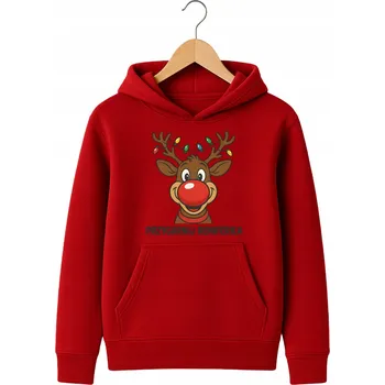 Dámská mikina Dámská vánoční sob Mikina vtipný dárek pro dívku RS A1004