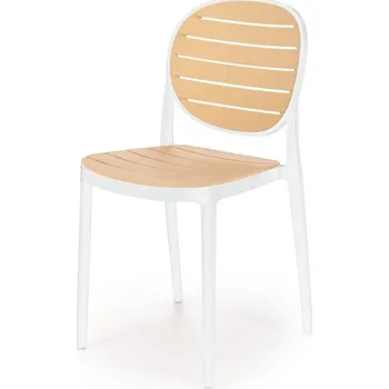 Jídelní židle Židle K529 bílá / hnědá - Halmar 42x83 cm