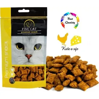 Pamlsek pro kočku Fine Cat polštářek Kuře 100g