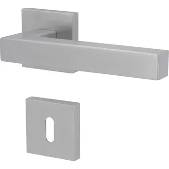 Dveřní kování Südmetall Galina II Quadro-R, TopSpeed Klika jednostranná, levá, Cylindrická vložka, Objektové dveře