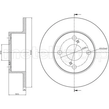 Brzdový kotouč Brzdový kotouč CIFAM (800-967)