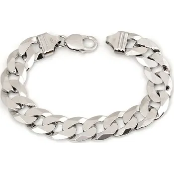 Náramek Masivní pánský stříbrný náramek pancr 23 cm STNA0701F + dárek zdarma