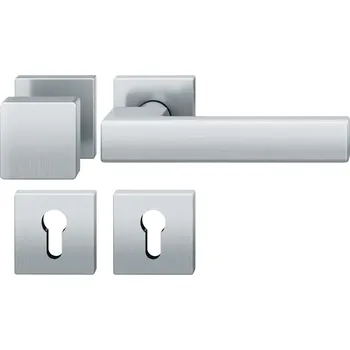 Dveřní kování Kování FSB 12 1183 ASL Nerez kartáčovaná, Cylindrická vložka, klika / koule