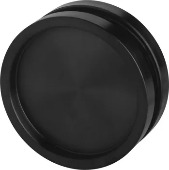 Dveřní kování Mušle pro posuvné dveře Südmetall Round plná, černá matná