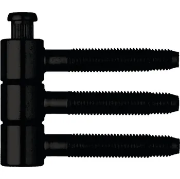 pant Dveřní pant černý, 3 dílný, falcové dveře malý