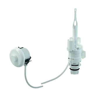 ALCA Oddálené pneumatické splachování ruční, bílé, zabudování: do zdi MPO10