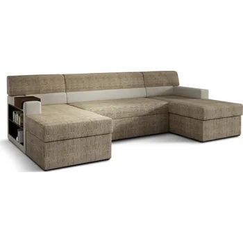 Sedací souprava Levostranná rohová sedačka Markos s rozkládací funkcí typu delfín a 2 úložnými prostory na lůžkoviny - ELTAP berlin new 03, soft 33 310x90 cm