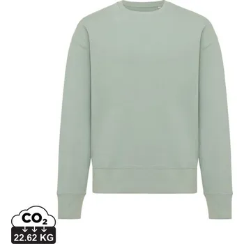 Pánská mikina Mikina IQONIQ Kruger relaxed fit z recykl. bavlny - Iceberg Green / S