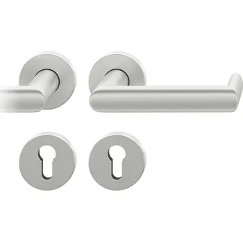 Dveřní kování Kování FSB 79 1178 panikové Eloxovaný hliník, klika / klika, Pravé provedení, Dělený čtyřhran