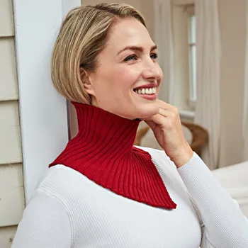 Čepice 3Pagen Pletená roláková vsadka bordó Jednotná velikost