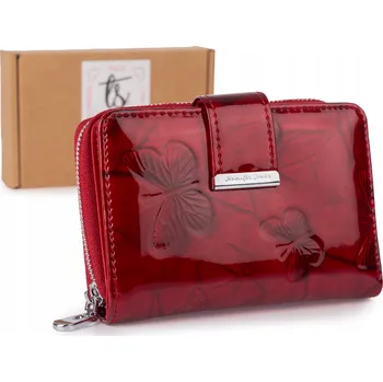 Jennifer Jones peněženka z pravé kůže červená 5198-14-4 - dámská