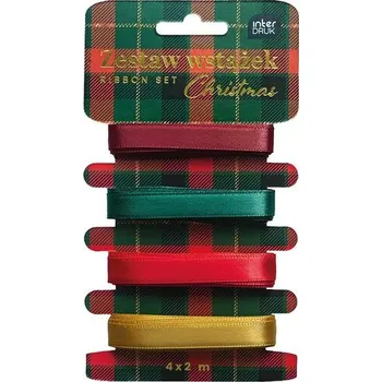 Set školních potřeb Zestaw wstążek 4x2m Christmas