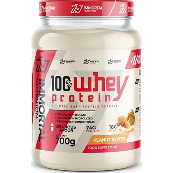 Protein Protein Immortal Nutrition prášek 700 g příchuť arašídový krém