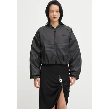 Pánský bomber Bomber bunda adidas Originals Pleather Bomber, M, černá, 99X