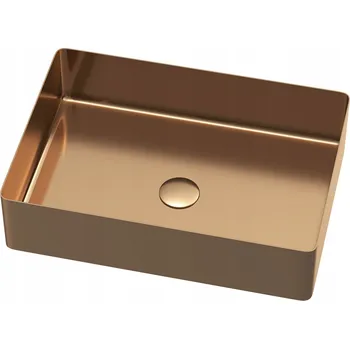 Umyvadlo na desku obdélníkové Melanstar 50 cm oranžové