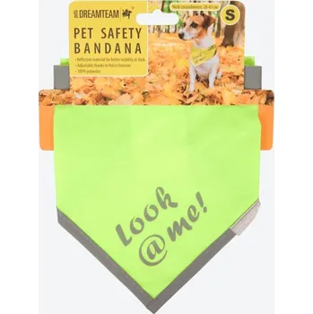 Obleček pro psa Reflexní nákrčník se suchým zipem pro psa, velikost S 28-43 cm