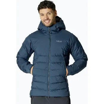 Pánská péřová bunda Rab Infinity Windstopper Hoody tempest blue