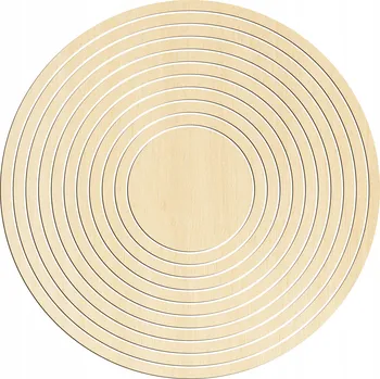 Lapač snů Kruh na lapač snů dřevěný 10 ks průměr 30 cm