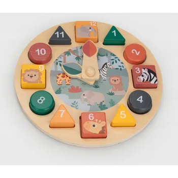 Hodiny Dřevěné Vzdělávací Hodiny pro Děti Mokida