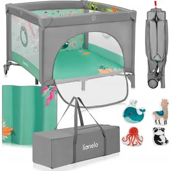 Dětská ohrádka Dětská ohrádka skládací MATRACE taška na přenášení kolečka Lionelo Mille+