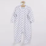 Kojenecký overal New Baby Classic II šedý s hvězdičkami, vel. 62 (3-6m)