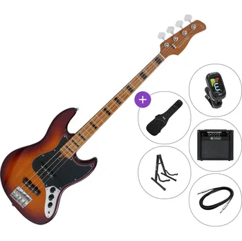 Baskytara Sire Marcus Miller V5 Alder-4 SET 2 Tobacco Sunburst Elektrická baskytara