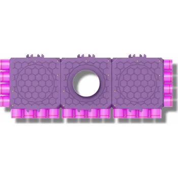 Příslušenství pro vzduchotechniku Jednokanálový třístranný průchozí rozdělovač 20x75/200-200, MAX-VENT