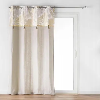 Obraz Závěs poloprůhledná s kroužky 140 cm x 240 cm